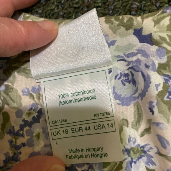 Vintage 1994 Laura Ashley Floral Dress - with POCKETS! - Picture 5 of 5